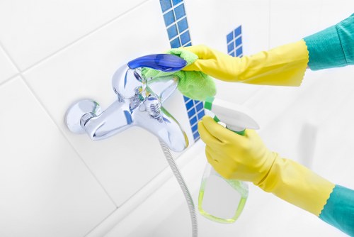 Local carpet cleaner treating stains in an SE11 property