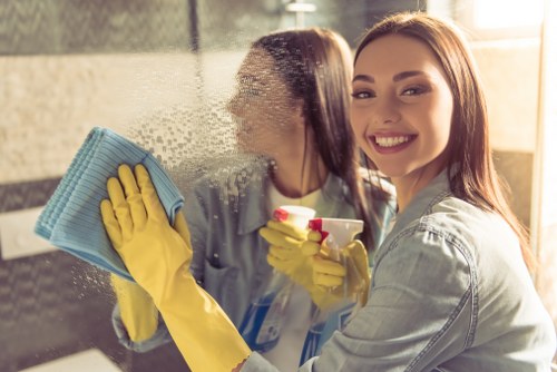Professional office cleaning for desks, floors, and shared spaces in SE11